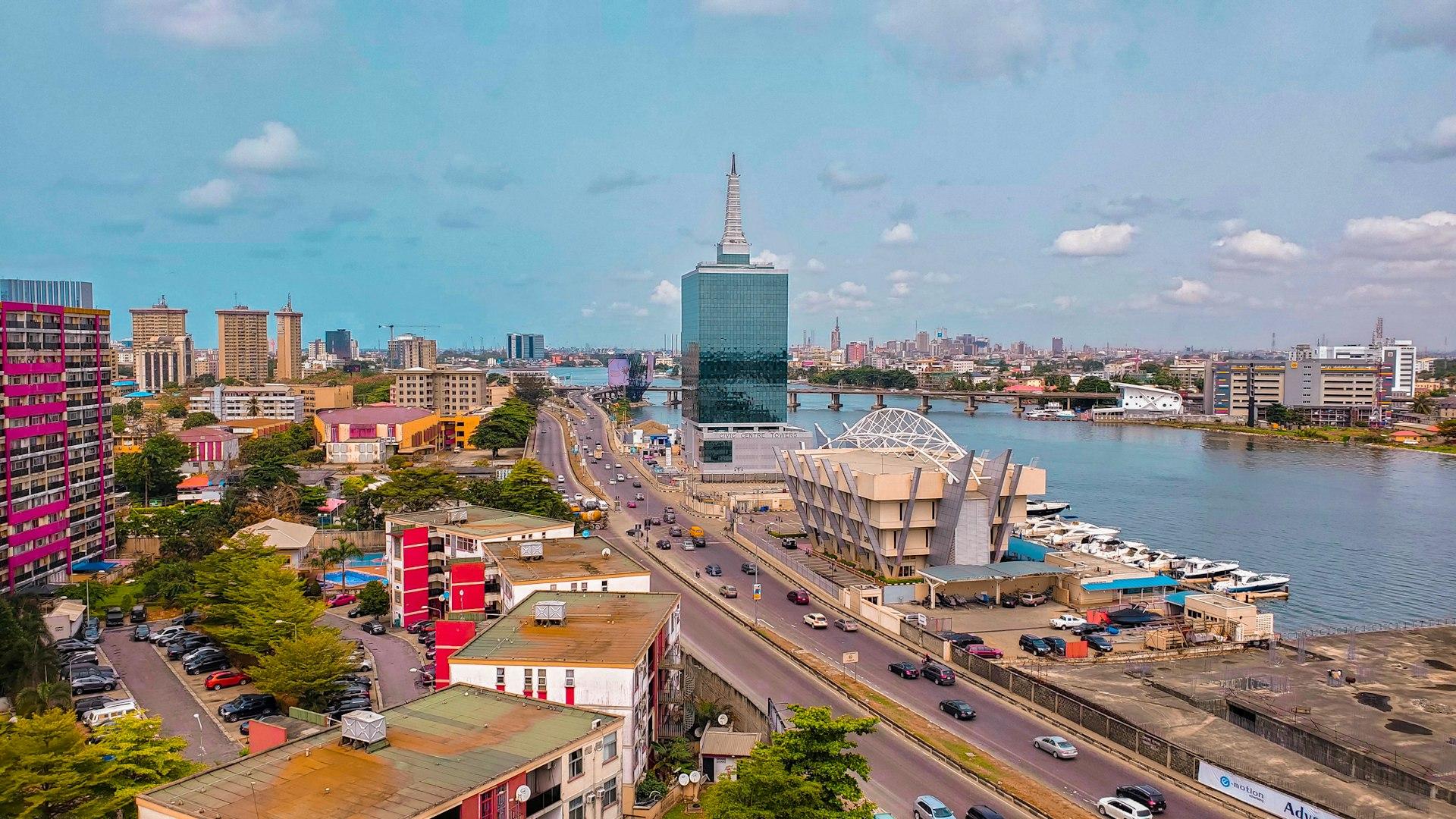 Vibrant Nigerian city life
